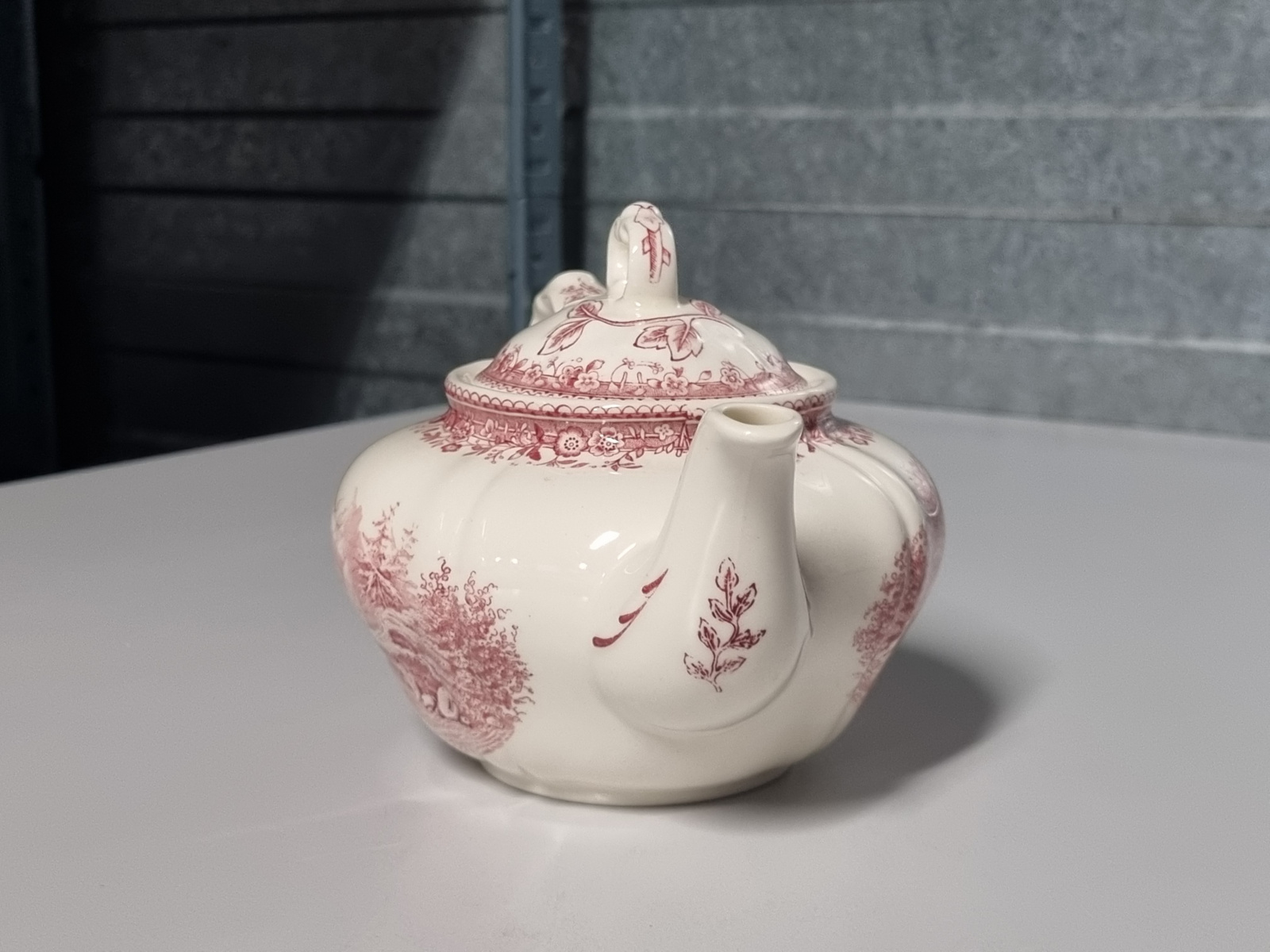 Villeroy en Boch Burgenland rood Theepot 0,6 liter