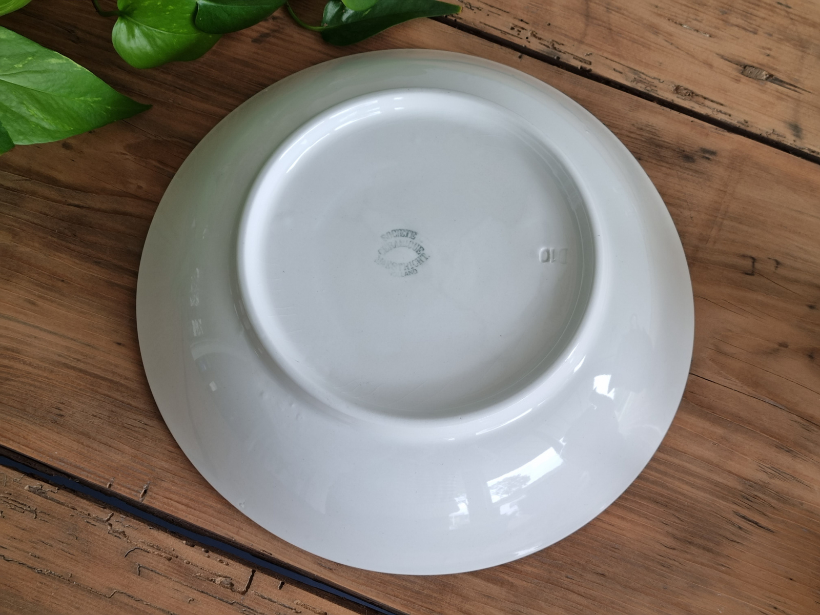 Verkocht = Boerenbont Rijstschaal 29 cm Societe Ceramique