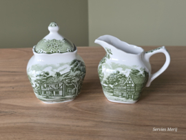 Engels groen Grindley Country Inns Roomstel