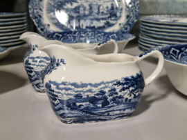 Engels blauw Grindley Homeland serviesset 26 delig