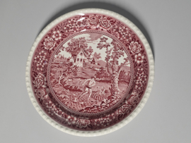 Villeroy en Boch Rusticana rood Schaal Gebakschaal 32,5 cm