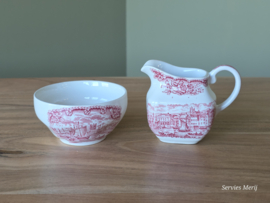 Engels rood Historical Ports Roomstel