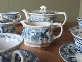 Victoria Groen Societe Ceramique theeservies 6 personen