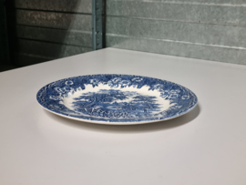 Engels blauw Ironstone EIT Ltd England Dinerbord 24,5 cm