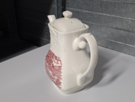 Engels rood English Ironstone Tableware EIT koffiepot theepot (wagen)