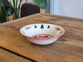 Engels Mason's Christmas Village 1983 Kerstservies Serveerschaaltje 15,5 cm (nieuwste stempel)