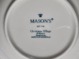 Engels Mason's Christmas Village 1796 Kerstservies Serveerschaaltje 15,5 cm