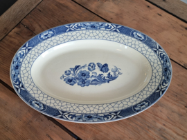Societe Ceramique Butterflij ovale Serveerschaal 41 cm (crème)