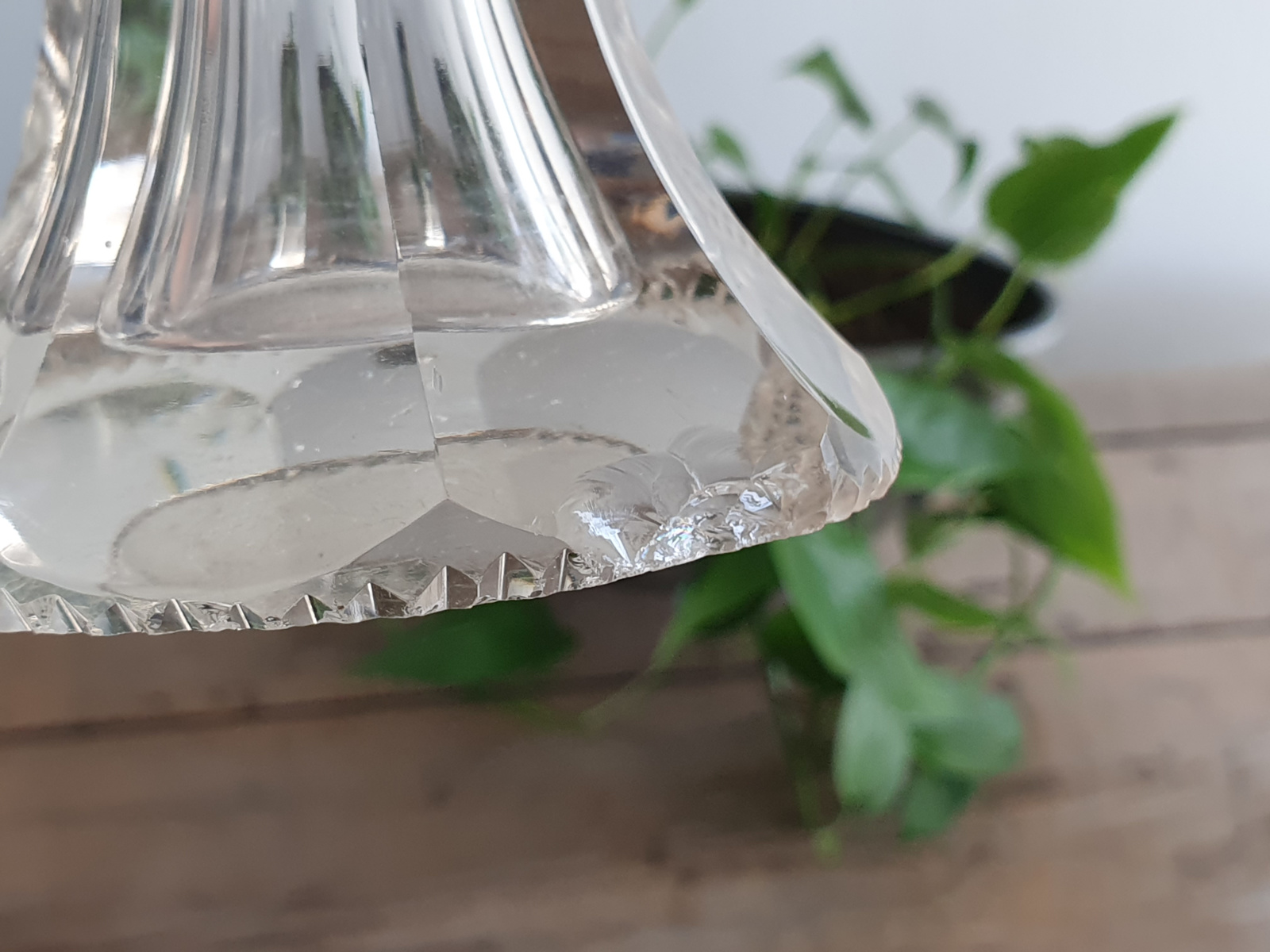 Glas Vintage set slanke Vazen