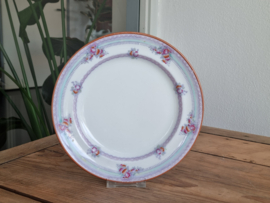 Petrus Regout Mille Fleurs plat dinerbord 23,5 cm