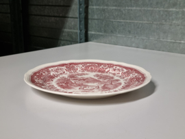 Villeroy en Boch Burgenland rood plat dinerbord 25 cm
