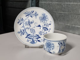 Zwiebelmuster Regout Kop en schotel (recht model)