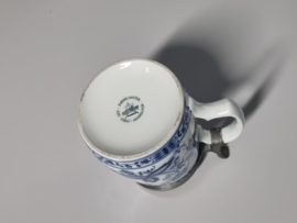 Zwiebelmuster Bier Kroes met deksel