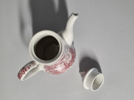 Engels rood English Ironstone Tableware River Scenes koffiepot theepot 19,5 cm