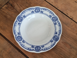 Engels blauw Ethelwyn Bishop & Stonier diep pasta curry bord 25,5 cm