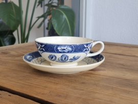 Societe Ceramique Butterflij kop en schotel