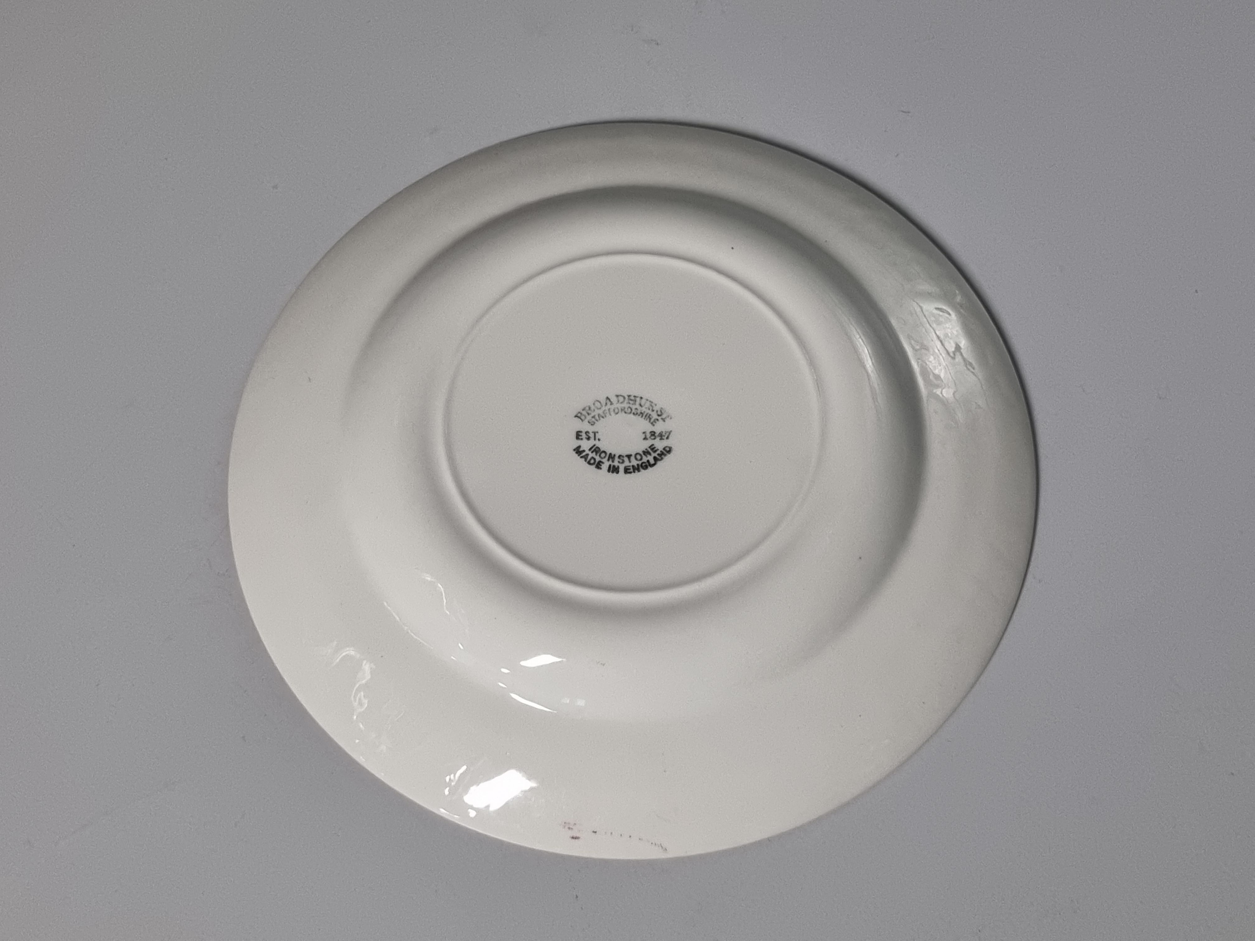 Engels rood Broadhurst The Constable Series ontbijtbord 20,5 cm