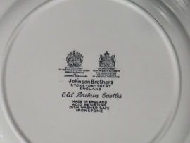 Engels blauw Mix & Match Set 6x dinerbord 25 - 25,5 cm