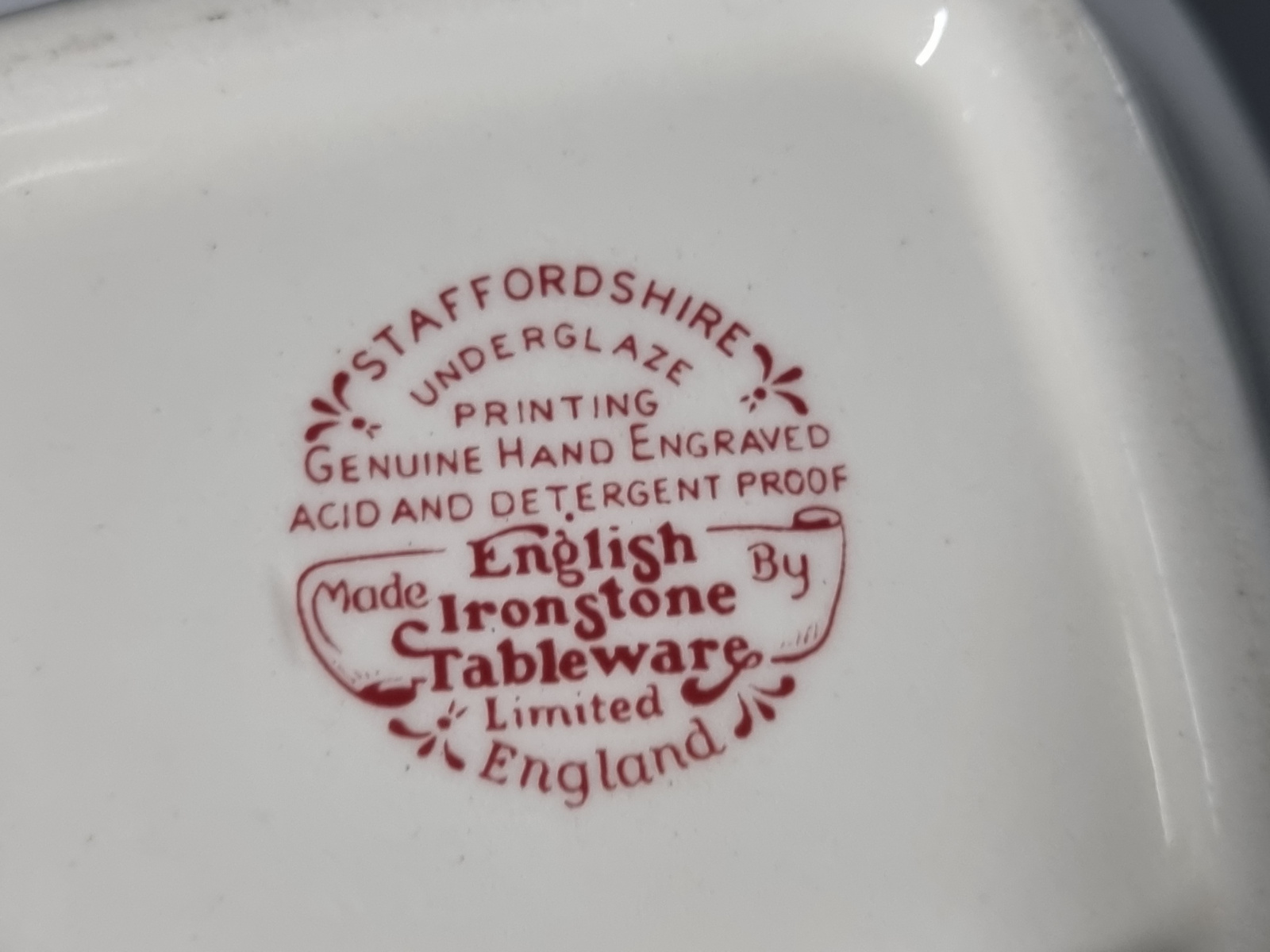 Engels rood Ironstone EIT Ltd England Koffiepot 1,2 liter