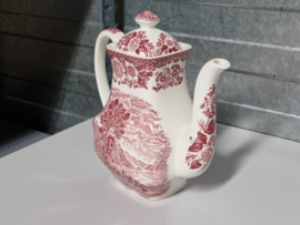 Engels rood Enoch Wedgwood Lochs of Scotland Koffiepot 18 cm