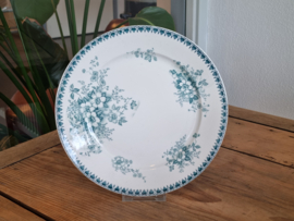 Societe Ceramique decor Anna petrol groen plat dinerbord 23,5 cm