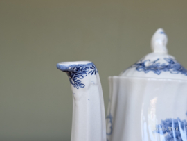 Engels blauw Myott Royal Mail Postkoets koffiepot