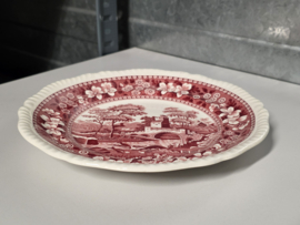 Engels Copeland Spode's Tower rood ontbijtbord 19,5 cm
