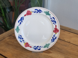 Oud Boerenbont Regout | Royal Sphinx plat Dinerbord 24,5 cm