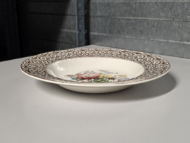 Engels gekleurd Empire England Harvard diep bord 26 cm