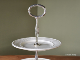 Wedgwood Edme Etagere 3-laags zilverkleurig