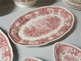 Villeroy en Boch Burgenland rood Eetservies 12-pers.