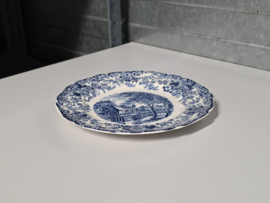 Engels blauw Johnson Bros Mill Stream Ontbijtbord 20 cm