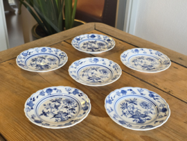 Zwiebelmuster Huttensteinach Set 6x Amusebordjes 12,5 cm