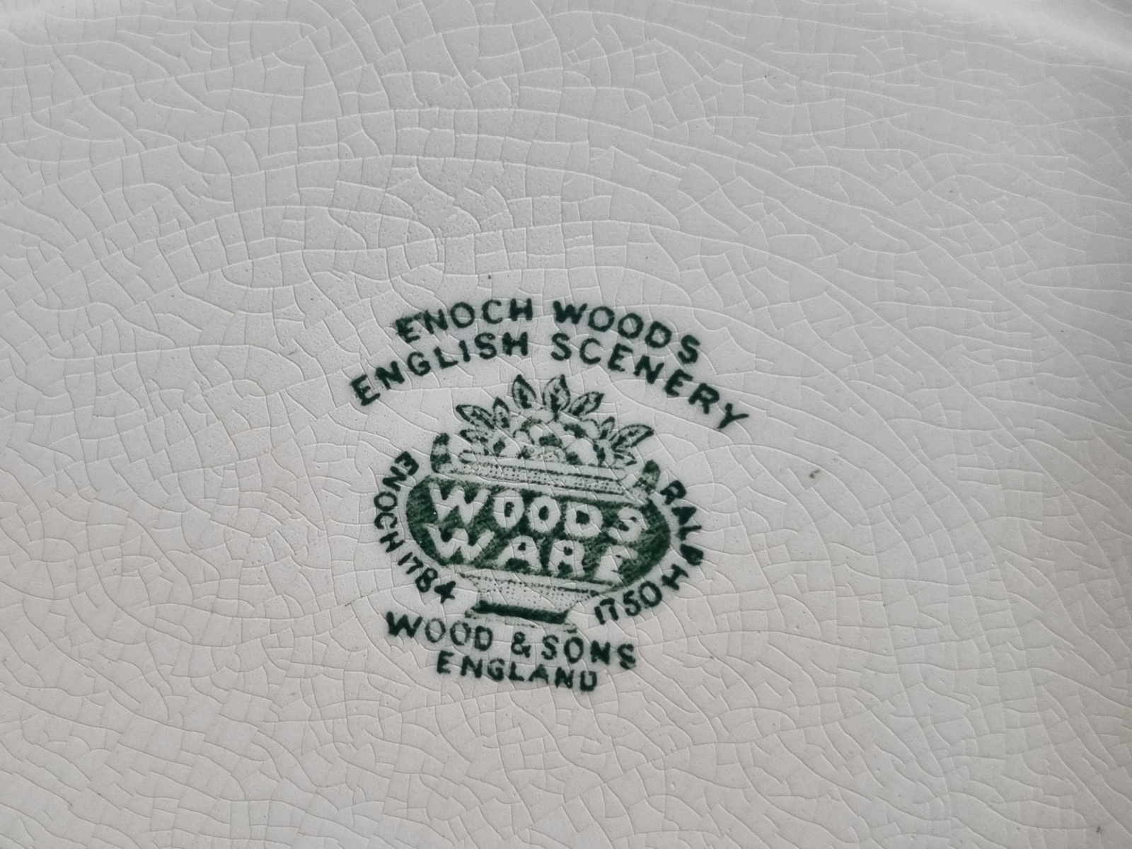 Engels groen Wood & Sons Woods Ware Serveerschaal 30 cm