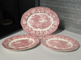 Engels rood Enoch Wedgwood Woodland eetservies 24 personen