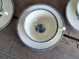 Landschap Blauw Societe Ceramique blauw Koffieservies 6-pers. (rond model)