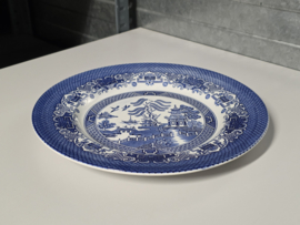 Engels blauw English Ironstone Tableware EIT Old Willow groot rond bord 28,5 cm