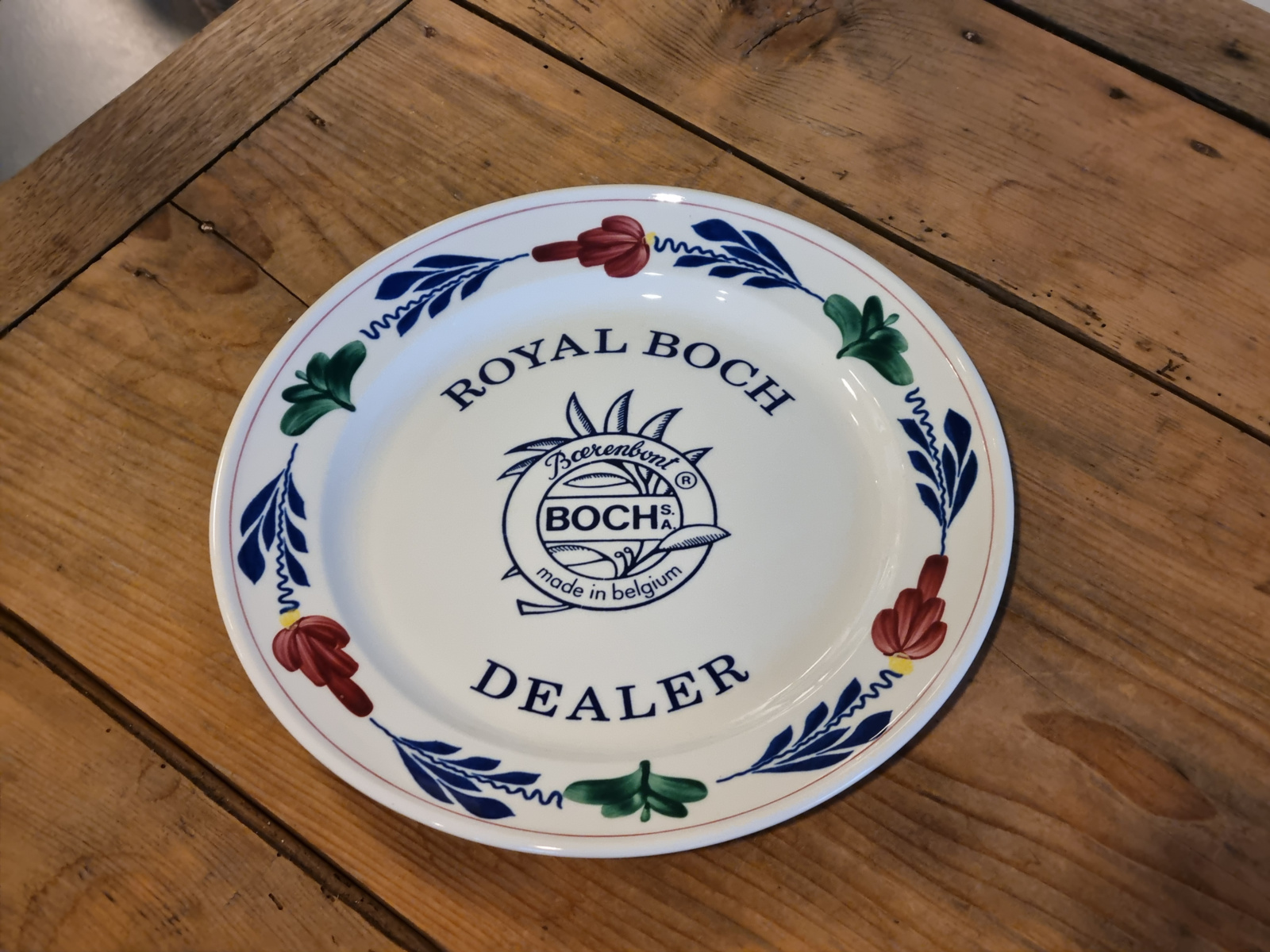 Boerenbont Boch Dealerbord 27,5 cm