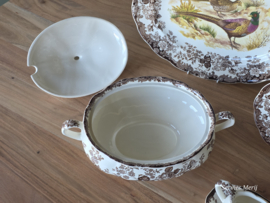 Engels Palissy Game Series jachtservies serveerset 4 delen