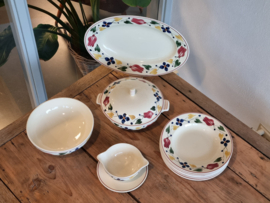Boerenbont 417 Societe Ceramique complete set 10 delig