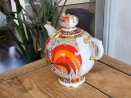 Lomonosov Red Rooster robuuste Theepot met theepot deksel
