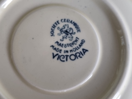 Victoria Groen Societe Ceramique Kop en Schotel (wit)