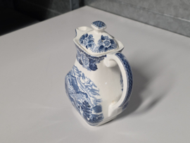 Engels blauw Enoch Wedgwood Lochs of Scotland koffiepot 13 cm