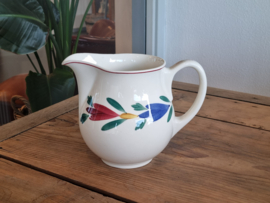 Apart Boerenbont Regout Tulp Schenkkan ca. 1,5 liter