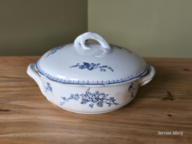 Meibloem Petrus Regout Dekschaal Terrine (hoekig model)