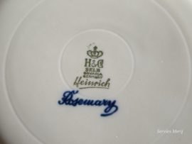 Vintage Heinrich Rosemary diep bord 23,5 cm