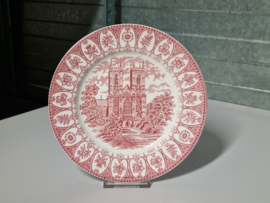 Engels rood Broadhurst Westminster Abbey Ontbijtbordje 20 cm