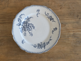 Meibloem Petrus Regout plat diner bord 23,5 cm (hoekig model)