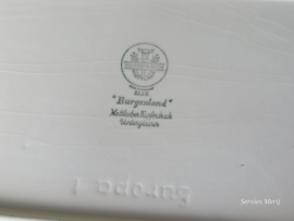 Villeroy en Boch Burgenland rood rechthoekige schaal 38,5 cm