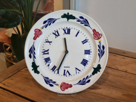 Boerenbont Boch Wandklok Klok 27 cm zonder rode rand